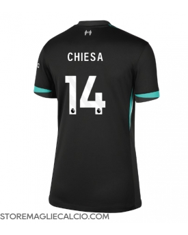 Liverpool Federico Chiesa #14 Maglia Gara Trasferta Repliche 2024-25 Donna